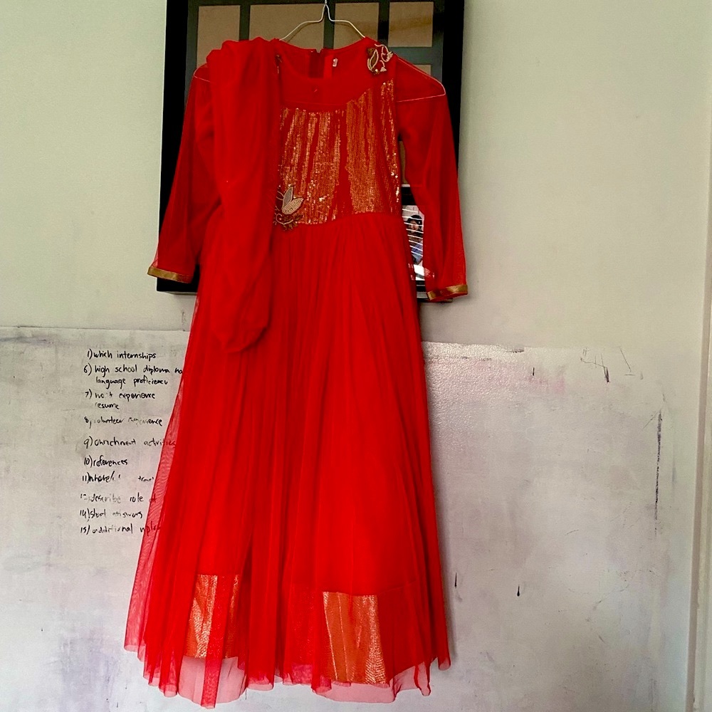 COPY - Eid   New soft Net  sequence and beads Gown S-M - Picture 2 of 6